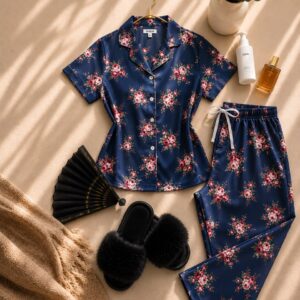 Pyjama à fleurs